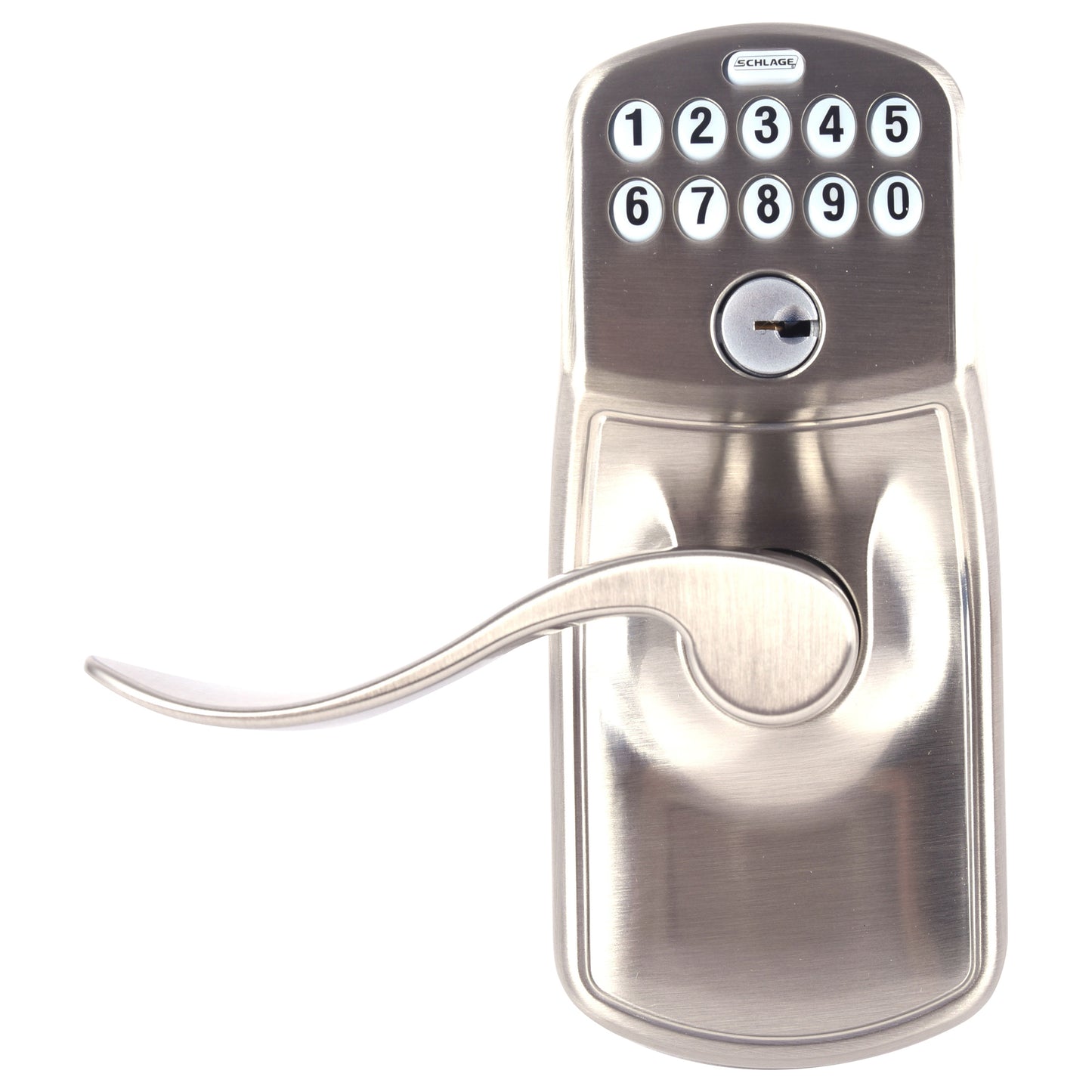 Schlage Residential FE575 PLY619ACC FE Series Grade 2 Cylindrical PIN Access Technology Keypad Lockset