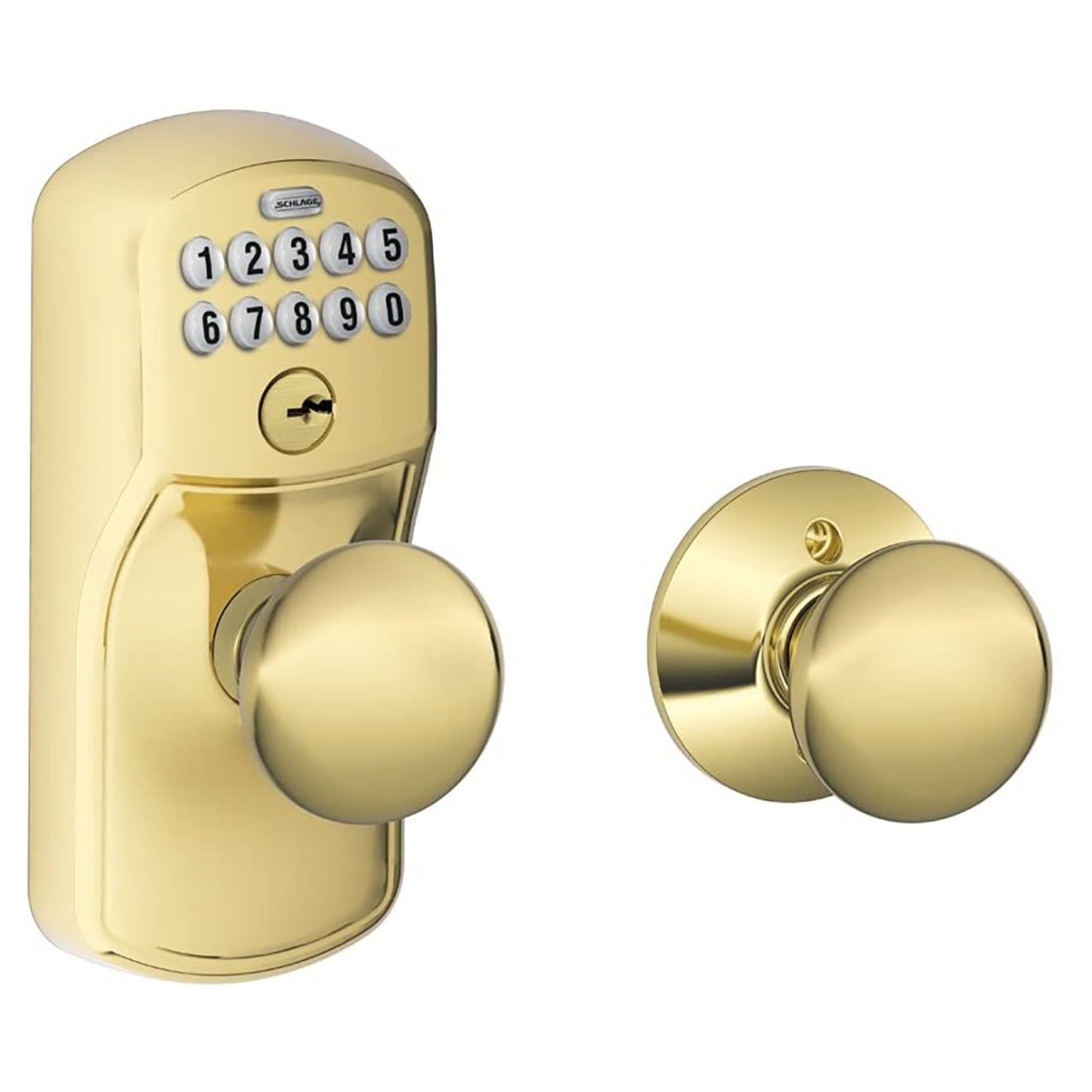 Schlage Residential FE575 PLY505PLY FE Series Grade 2 Cylindrical PIN Access Technology Keypad Lockset