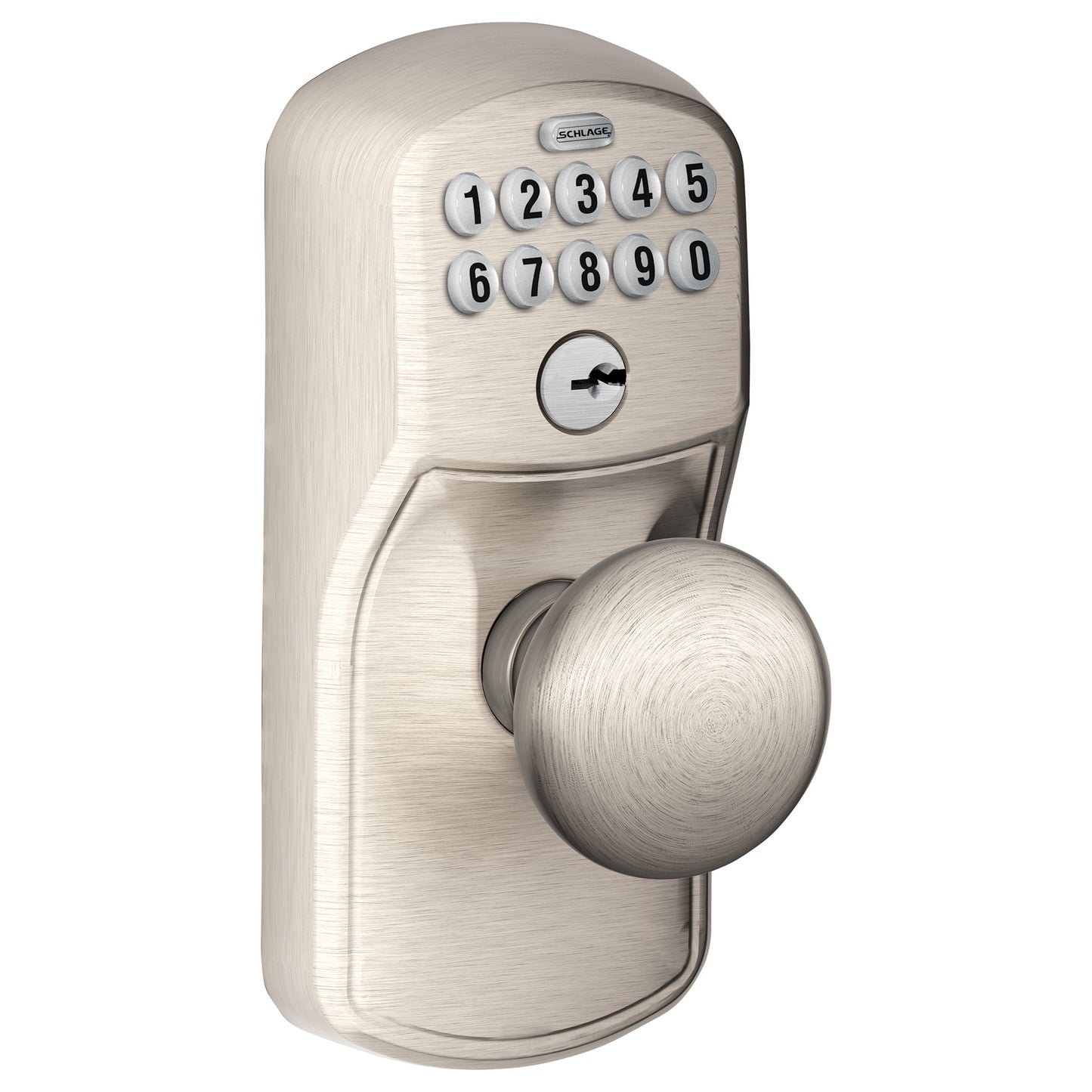 Schlage Residential FE595 PLY619PLY FE Series Grade 2 Cylindrical PIN Access Technology Keypad Lockset