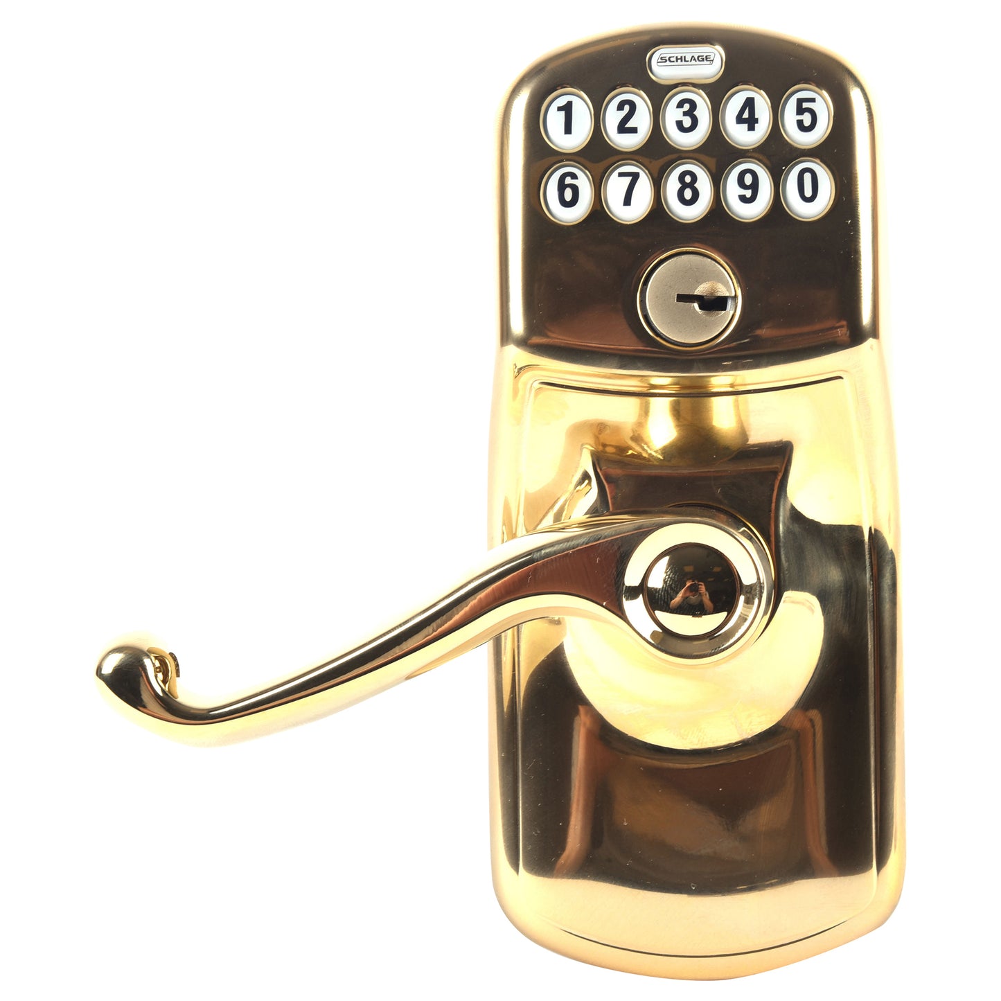 Schlage Residential FE575 PLY505FLA FE Series Grade 2 Cylindrical PIN Access Technology Keypad Lockset
