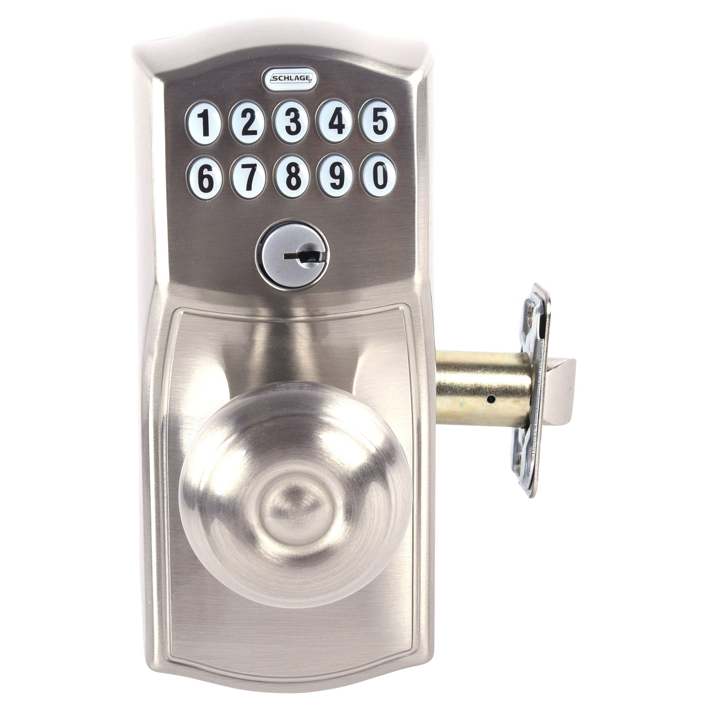 Schlage Residential FE595 CAM619GEO FE Series Grade 2 Cylindrical PIN Access Technology Keypad Lockset