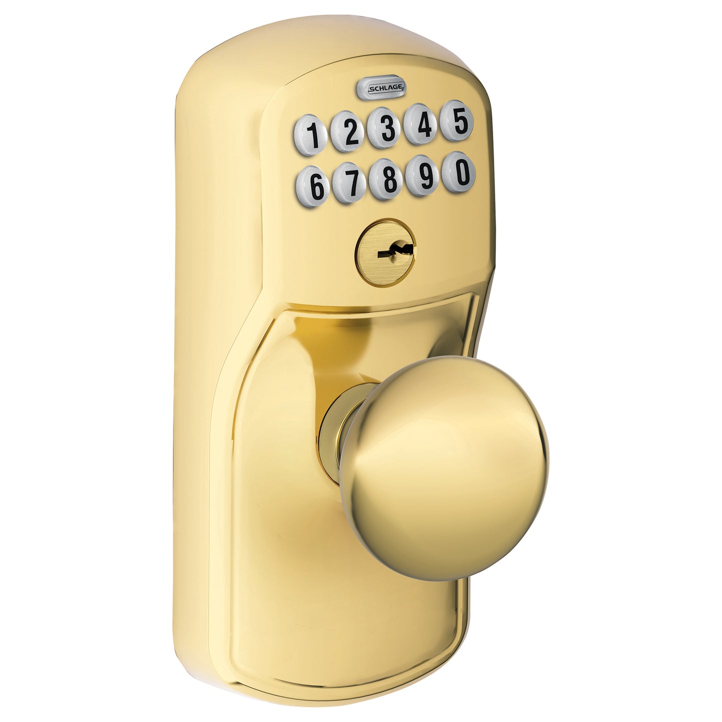 Schlage Residential FE595 PLY505PLY FE Series Grade 2 Cylindrical PIN Access Technology Keypad Lockset