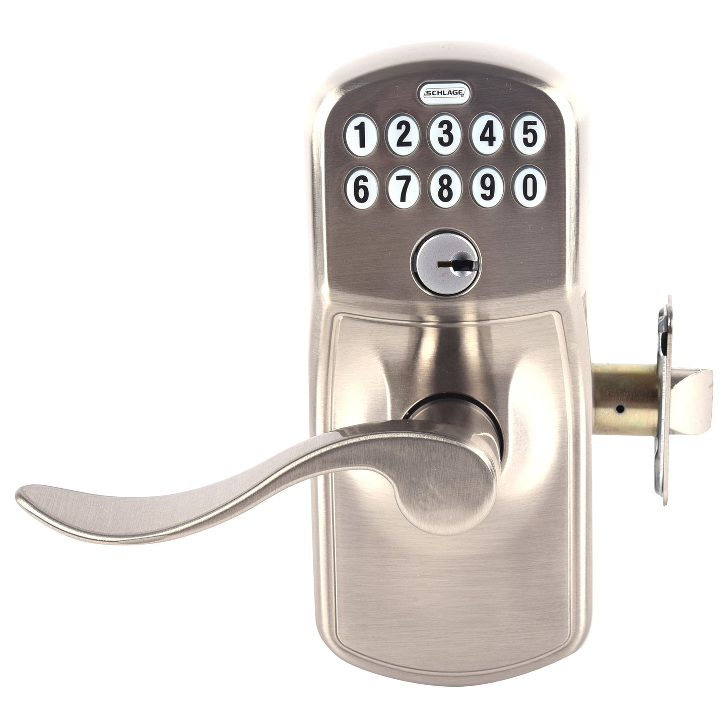 Schlage Residential FE595 PLY619ACC FE Series Grade 2 Cylindrical PIN Access Technology Keypad Lockset