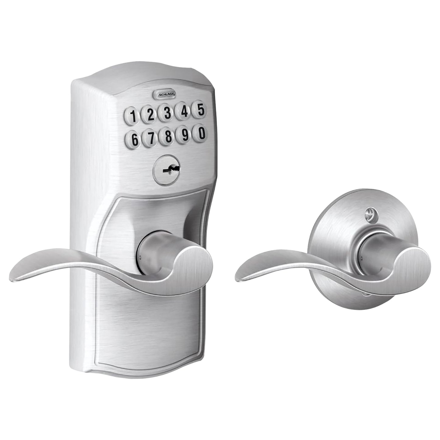 Schlage Residential FE575 CAM626ACC FE Series Grade 2 Cylindrical PIN Access Technology Keypad Lockset
