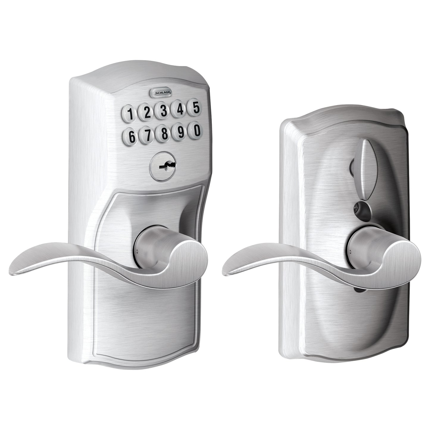Schlage Residential FE595 CAM626ACC KD FE Series Grade 2 Cylindrical PIN Access Technology Keypad Lockset